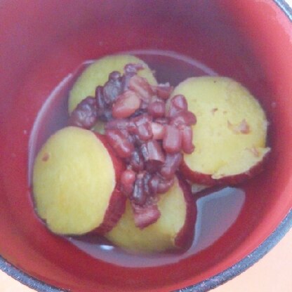 さつま芋と小豆は、私の永遠のスイーツです☆最高に美味しいレシピ、ありがとうございました(^^)